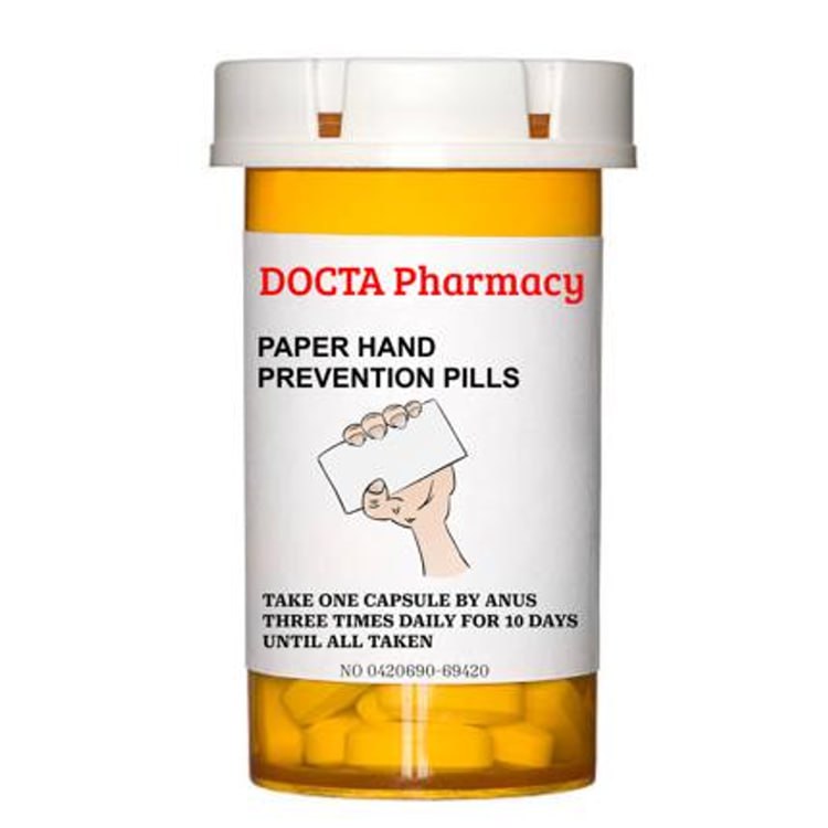 Paper Hand Prevention Pills